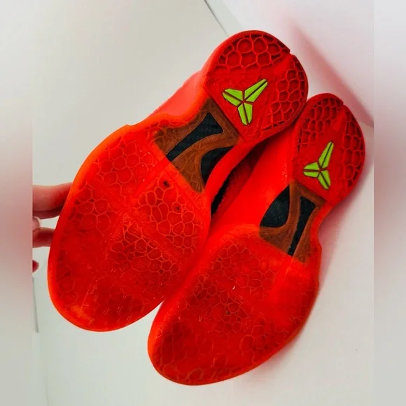 Nike Kobe Protro reverse grinch Red and Neon Green Sneakers men’s size 6.5
